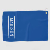 Creëer Uw eigen naam op maat Golfhanddoek (Horizontaal)