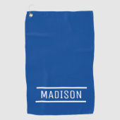 Creëer Uw eigen naam op maat Golfhanddoek (Voorkant)