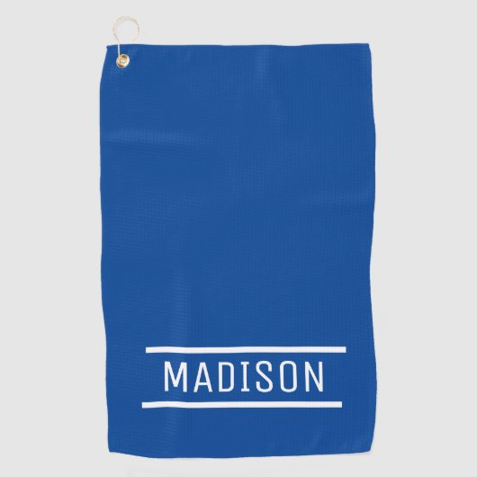 Creëer Uw eigen naam op maat Golfhanddoek (Voorkant)