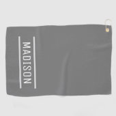 Creëer Uw eigen naam op maat Golfhanddoek (Horizontaal)