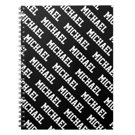 Creëer Uw eigen naam op maat  Notitieboek (Voorkant)