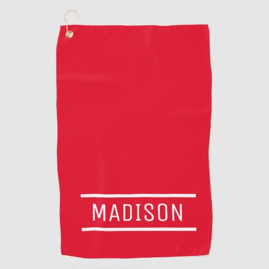 Creëer Uw eigen naam Persoonlijk Golf Golfhanddoek (Voorkant)