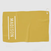 Creëer Uw eigen naam Persoonlijk Golfhanddoek (Horizontaal)