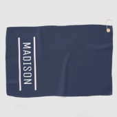 Creëer Uw eigen naam Persoonlijk Golfhanddoek (Horizontaal)