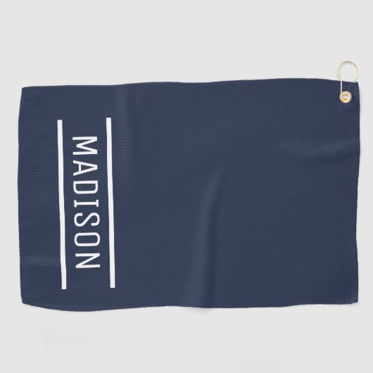 Creëer Uw eigen naam Persoonlijk Golfhanddoek (Horizontaal)