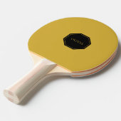 Creëer uw eigen naam Ping Pong Paddle Tafeltennisbatje (Voorkant Gekanteld)