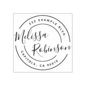 Creëer Uw eigen naam van het Manuscript van het Ad Rubberstempel (Afrduk)