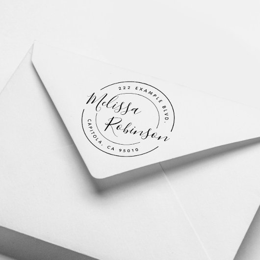 Creëer Uw eigen naam van het Manuscript van het Ad Rubberstempel