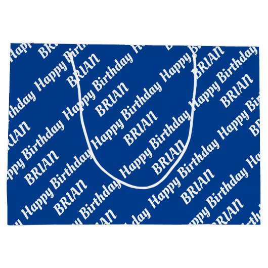 Creëer Uw eigen naam wordt geboren Groot Cadeauzakje (Achterkant)