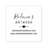 Creëer Uw eigen naamkunstwerk Zelfinktende Stempel (Design)