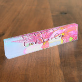 Creëer Uw eigen naamplaat Naambordje (Zijkant)