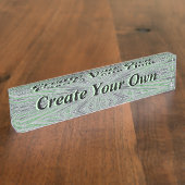 Creëer Uw eigen naamplaat Naambordje (Zijkant)