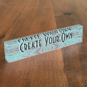 Creëer Uw eigen naamplaat Naambordje (Zijkant)