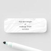 Creëer Uw eigen. Naamplaatje (In situ)