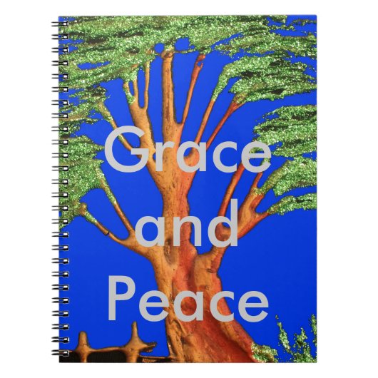 Creëer Uw eigen natuurlijke Colour Grace en Vrede Notitieboek (Voorkant)