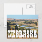 Creëer Uw eigen Nebraska foto Briefkaart (Voorkant / Achterkant)