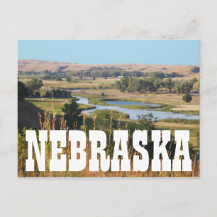 Creëer Uw eigen Nebraska foto Briefkaart