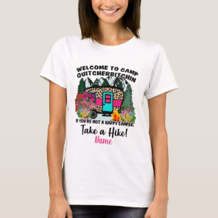 Creëer Uw eigen Neem een Wandeling Camping T-shirt