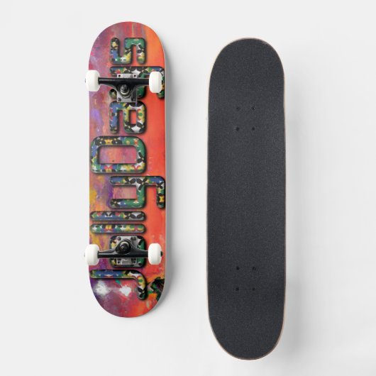 Creëer Uw eigen nieuwste 3D Prettige feestdagen Id Persoonlijk Skateboard (Voorkant)