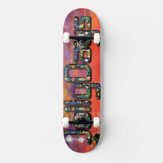 Creëer Uw eigen nieuwste 3D Prettige feestdagen Id Persoonlijk Skateboard (Voorkant)