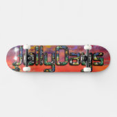 Creëer Uw eigen nieuwste 3D Prettige feestdagen Id Persoonlijk Skateboard (Horizontaal)