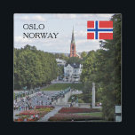 Creëer uw eigen Noorwegen foto reizen souvenir Magneet<br><div class="desc">Noorwegen Scandinavië,  Oslo Vigeland park,  Noorse vlag,  reissouvenir Magnet U kunt creëer uw eigen Noorwegen reismagneet. Voeg je eigen foto en je eigen tekst toe.</div>