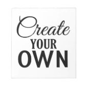 Creëer Uw eigen Notitieblok (Voorkant)