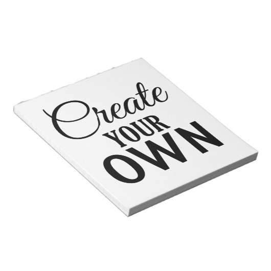 Creëer Uw eigen Notitieblok (Schuin)