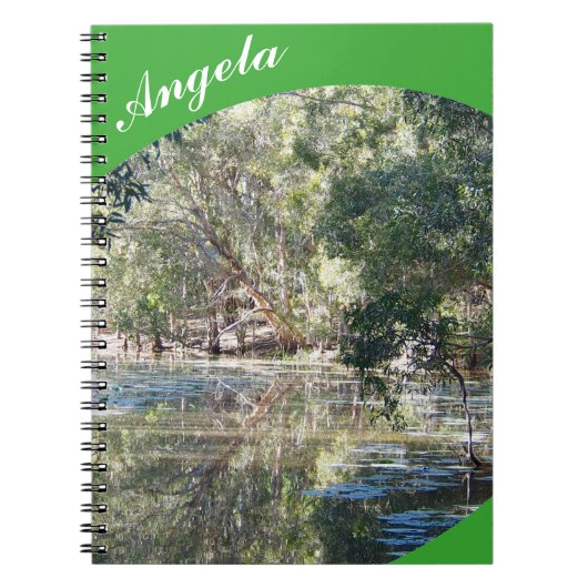 Creëer uw eigen notitieboek - groen (Voorkant)