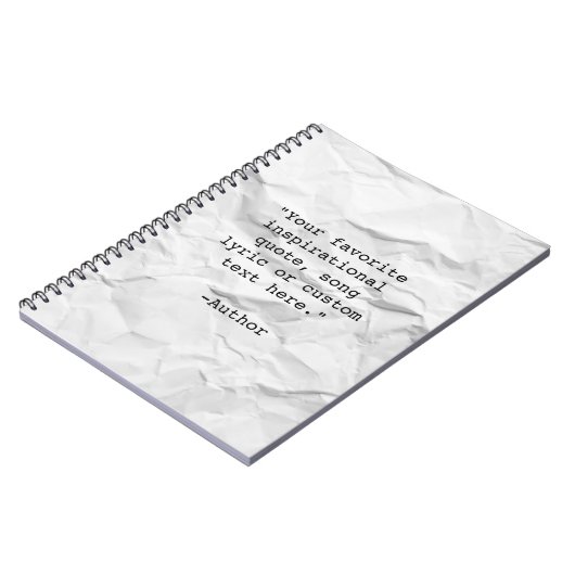 Creëer Uw eigen Notitieboek van het Citaat (Linkerzijde)