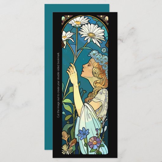 Creëer Uw eigen Nouveau Daisy Witch Bladwijzer (Voorkant / Achterkant)