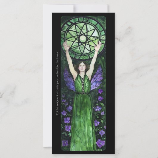 Creëer Uw eigen Nouveau Fairy Magic Witch Bladwijz (Voorkant)