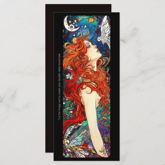 Creëer Uw Eigen Nouveau Natuur Magic Bladwijzer Ka (Voorkant / Achterkant)