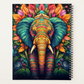 Creëer Uw eigen Oerwoud Olifant Totem Dier Planner (Achterkant)