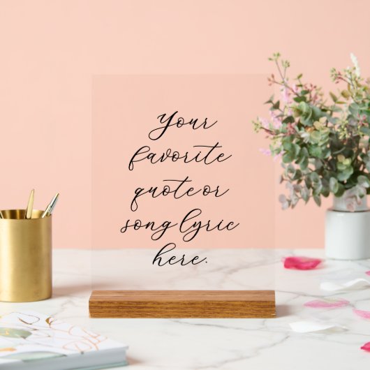 Creëer Uw eigen offerte Acryl Bord (Huwelijk)