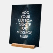 Creëer uw eigen offerte acryl bord (Hoek)