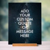 Creëer uw eigen offerte acryl bord (Neutraal)