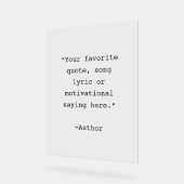 Creëer Uw eigen offerte Acryl Bord (Hoek)