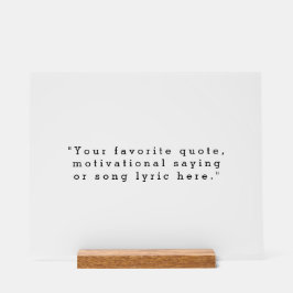 Creëer Uw eigen offerte Acryl Bord