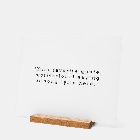 Creëer Uw eigen offerte Acryl Bord (Hoek)