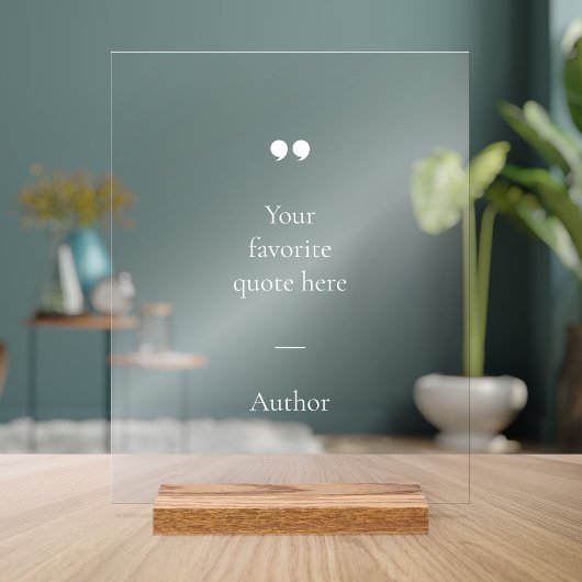 Creëer Uw eigen offerte Acryl Bord