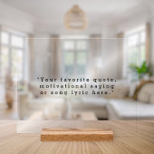 Creëer Uw eigen offerte Acryl Bord