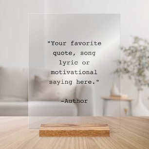 Creëer Uw eigen offerte Acryl Bord