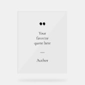 Creëer Uw eigen offerte Acryl Bord (Voorkant)