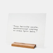 Creëer Uw eigen offerte Acryl Bord (Hoek)