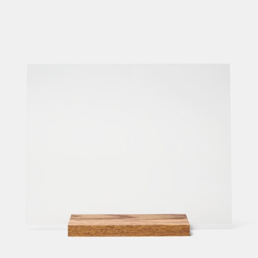 Creëer Uw eigen offerte Acryl Bord (Voorkant)