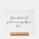 Creëer Uw eigen offerte Acryl Bord (Voorkant)