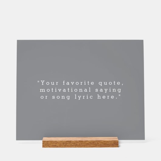 Creëer Uw eigen offerte Acryl Bord (Voorkant)