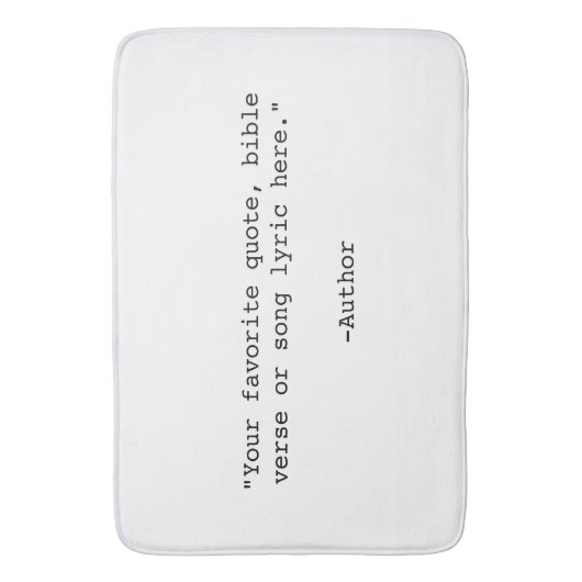 Creëer Uw eigen offerte Badmat (Voorkant Verticaal)