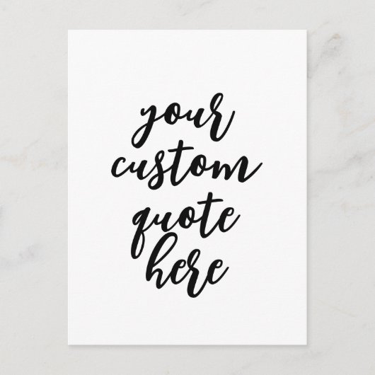 Creëer Uw eigen offerte Briefkaart (Voorkant)